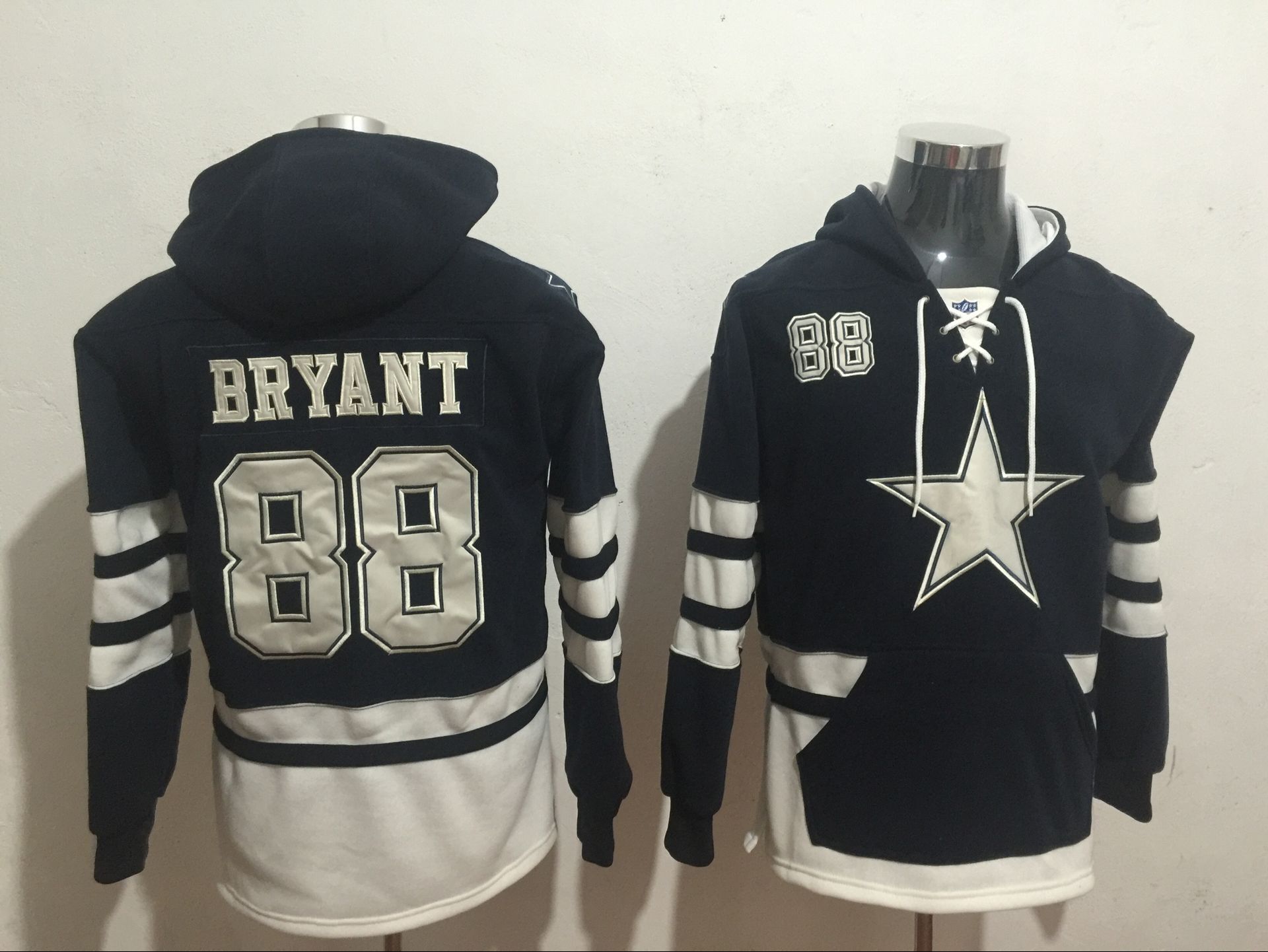 Men NFL Nike Dallas Cowboys #88 Bryant blue Sweatshirts->nfl sweatshirts->Sports Accessory